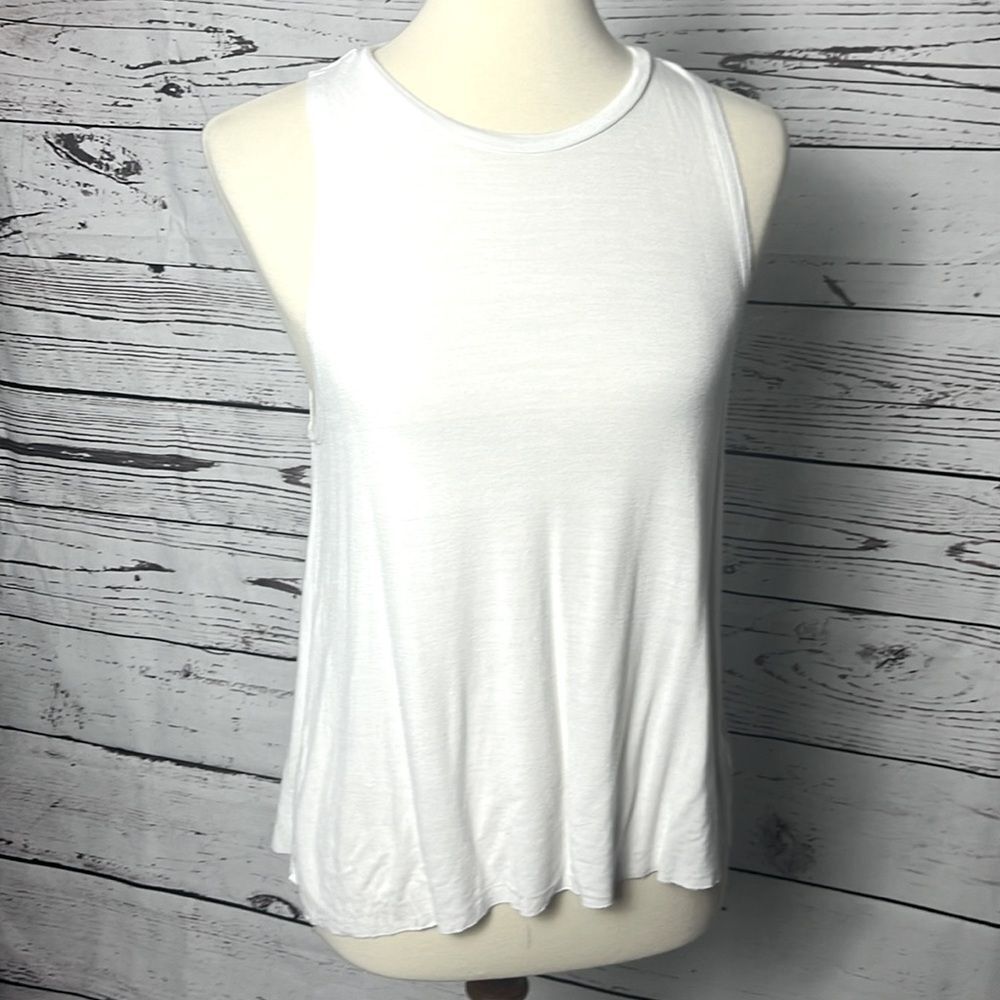 Flirtitude White Tank Top
